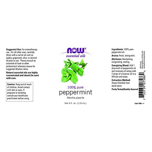 Peppermint Oil, (Large 4-Ounce)