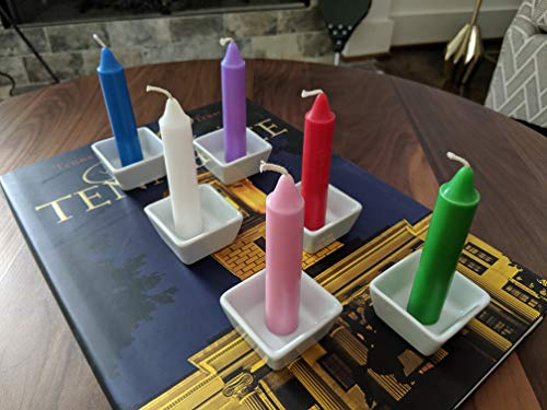 Assorted Short Chime Candles - 12 Colors 48 Count