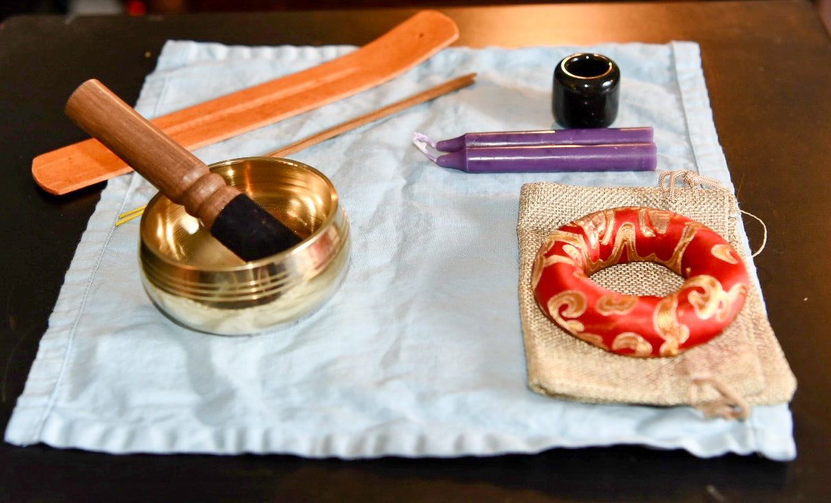 Ritual/Occult Meditation Kit with Singing Bowl